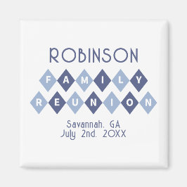 Familie Hereniging Feestje Aandenken Kleurrijk Mod Magneet