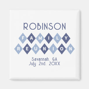 Familie Hereniging Feestje Aandenken Kleurrijk Mod Magneet