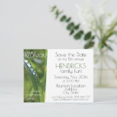 Familie hereniging ontwerp. briefkaart (Staand voorkant)