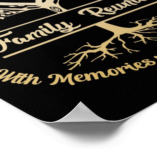 Familie herenigt de liefde van onze familie poster (Hoek)