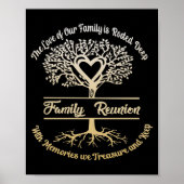 Familie herenigt de liefde van onze familie poster (Voorkant)