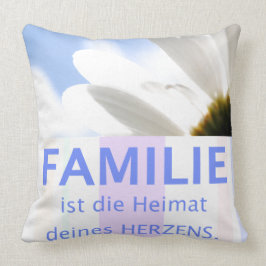 Familie Herz Liebe - schöne Sprüche Zitate deutsch Kussen