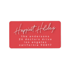 Familie het gelukkigste adres van de Kerstfeestdag Etiket