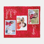 Familie - Het grootste zinkende deel van het leven Fleece Deken (Voorkant (Horizontaal))