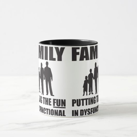 Familie - Het plezier in disfunctioneel zetten Mok (Midden)