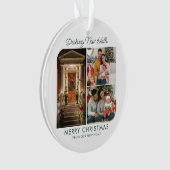 Familie Home Foto's Eerste Kerstvakantie Ornament (voorkant)