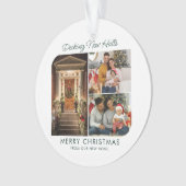 Familie Home Foto's Eerste Kerstvakantie Ornament (voorkant)