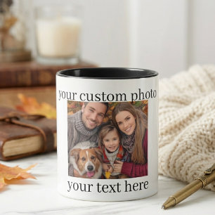 Familie & Hond Foto Mok Persoonlijke Cadeau