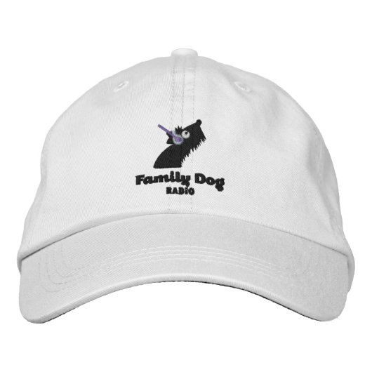 Familie Hond Radio Geborduurde Pet (Voorkant)