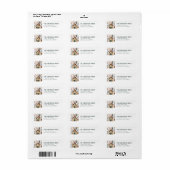 Familie huis retour adres labels (Full Sheet)