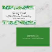 Familie, huwelijk, jeugdadvies visitekaartje (Voorkant / Achterkant)