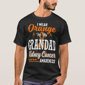 Familie Ik Draag Sinaasappel voor mijn opa nierkan T-shirt