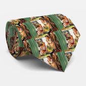 familie in de Keukenmam Papa Kinder snack Stropdas (Opgerold)