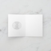 Familie in het centrum bedankkaart (Binnen)