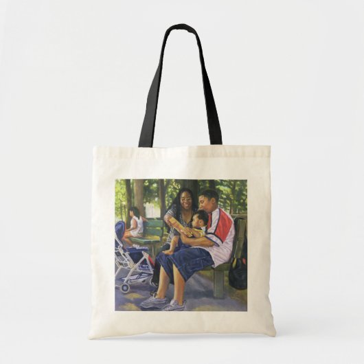 Familie in het Park 1999 Tote Bag (Voorkant)