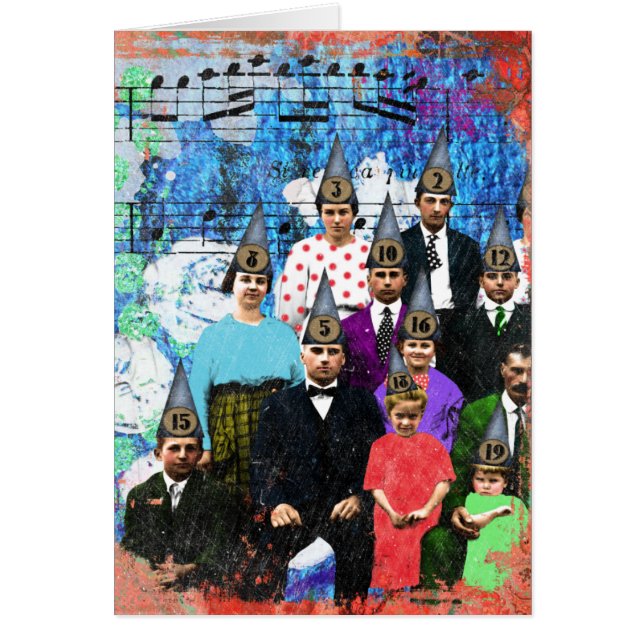 Familie in Petten Digital Art (Voorkant)