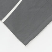 Familie is alles 4 Foto Collage Grijs Fleece Deken (Hoek)