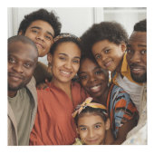 Familie is alles Aangepaste Familie Foto's & Naam  Kubus (Rechts)