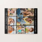 Familie is alles Aangepaste naam 6 Fotocollage Legpuzzel (Horizontaal)