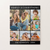 Familie is alles Aangepaste naam 6 Fotocollage Legpuzzel (Verticaal)