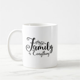 Familie is alles-citaat koffiemok