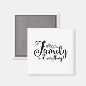 Familie is alles-citaat magneet (Voorkant / Achterkant)