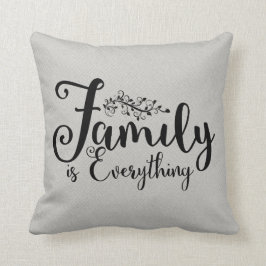 Familie is alles-citaat | Proefproject Kussen