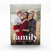 Familie is alles fotoblokken (Voorkant)