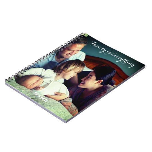 Familie is Alles gepersonaliseerd spiraal Notitieb Notitieboek (Linkerzijde)