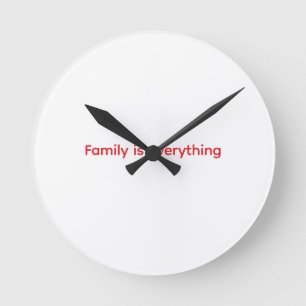Familie Is Alles Kussen Ronde Klok