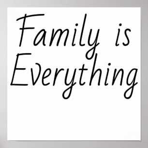 Familie is alles poster