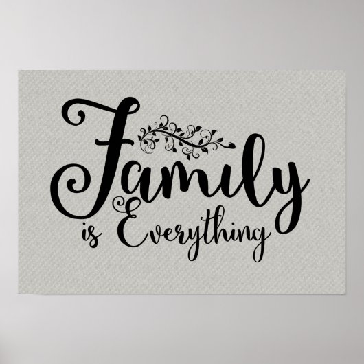 Familie is alles | POSTER (Voorkant)