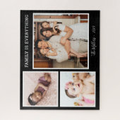 Familie is Alles Quote 3 Foto Collage Legpuzzel (Verticaal)