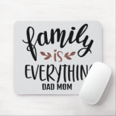  familie is alles quote muismat (Met muis)