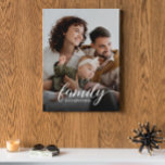 Familie is alles script aangepaste foto canvas afdruk<br><div class="desc">Citaat "Familie is alles" in een modern script en seriële typografie met een aanpasbare foto. Een elegante canvas print voor uw huis kantoor,  familiekamer,  woonkamer,  of master bedroom. Een geweldig cadeau. Neem contact op met info@lddesignloft.com voor hulp bij deze sjabloon.</div>