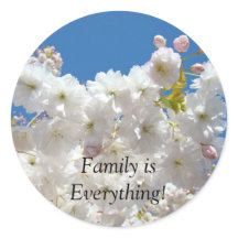 Familie is Alles! stickers Roze Bloesem