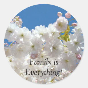 Familie is Alles! stickers Roze Bloesem