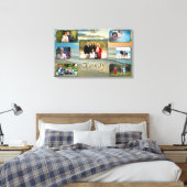 Familie is Alles Sunset Collage 0735 Art Canvas Afdruk (Insitu (Slaapkamer))