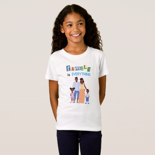 Familie is alles t-shirt (Voorkant volledig)