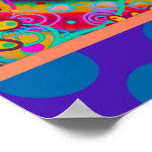 Familie is alles wat bloemenroze inspireert poster (Hoek)