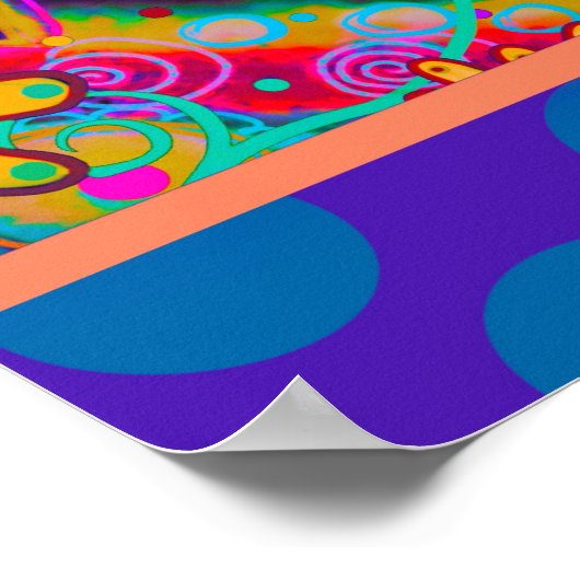 Familie is alles wat bloemenroze inspireert poster (Hoek)