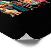 Familie is als Fudge Funny Quote Sticker Poster (Hoek)