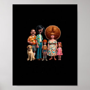 Familie is als Fudge Funny Quote Sticker Poster