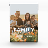 Familie is altijd al een fotoblok voor kalligrafie (Voorkant)