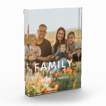 Familie is altijd al een fotoblok voor kalligrafie