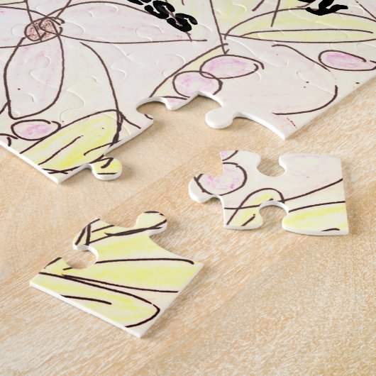 Familie is de sleutel legpuzzel (Zijkant)