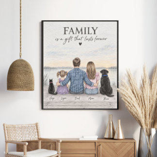 Familie is een geschenk dat voor altijd duurt | Ge Poster