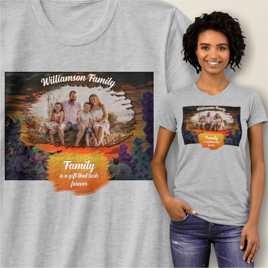 Familie is een geschenk Sunset Marina 2584 T-shirt