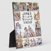 Familie is een Gift 15 Foto Collage Fotoplaat (Zijkant)