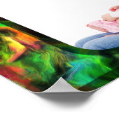 Familie is een Gift Photo Collage 0819 Art Print (Hoek)